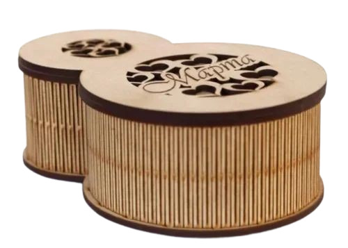 Round Mdf Jewellery Box