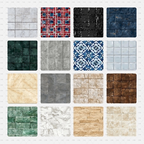 Wall Tiles - Ceramic Mosaic, Various Sizes, Gloss Finish | Long Lasting Finish, Easy to Wash, Low Maintenance
