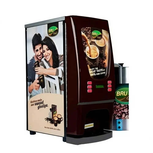 Gold Coffee Vending Machine 
