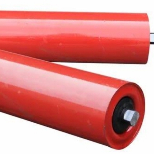 Industrial Rubbers Rollers - Rubber, Standard Size, Red | Light Weight, Customized, Tested Quality