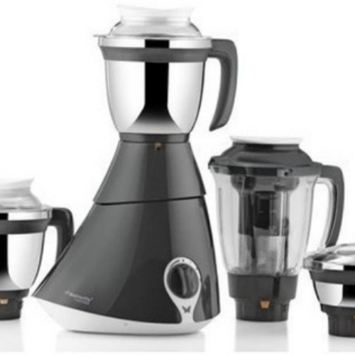 Stainless Steel Mixer Grinder - Stainless Steel Black and Silver 220-440V | User Friendly Features Tested Quality Standards