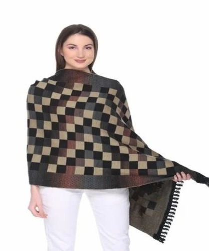 Women Winter Stole - Viscose, Standard Size, Multicolor | Fancy, Warm, Daily Wear