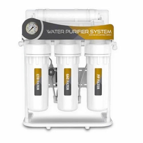 10 Lph Plastic RO Plant - Plastic, 10 LPH, Cellulose Acetate Membrane, 3 Stages, 1 Year Warranty | Semi Automatic, Electric Drive, High Purity, Industrial Use