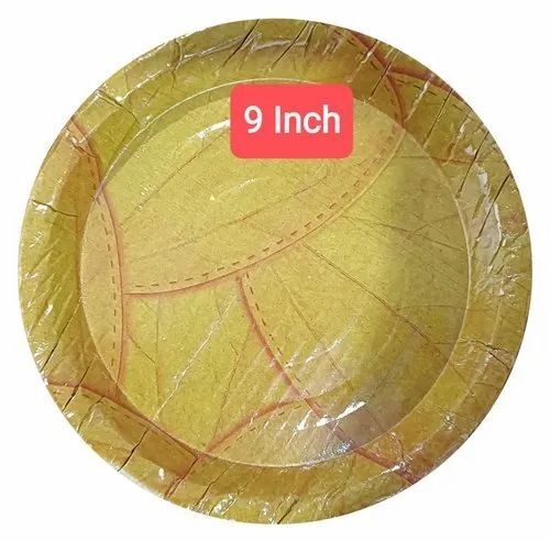 9 Inch Round Disposable Paper Plate