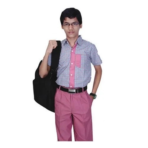 Cotton Boys School Uniform - Multicolor All Sizes | Breathable Skin Friendly Washable