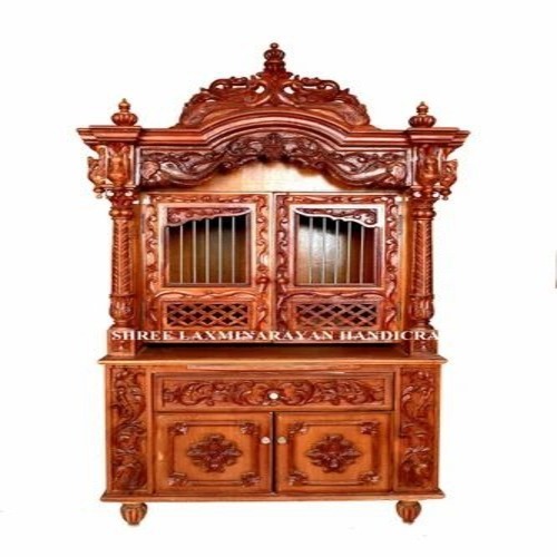 Customize Teak Wood Mandir