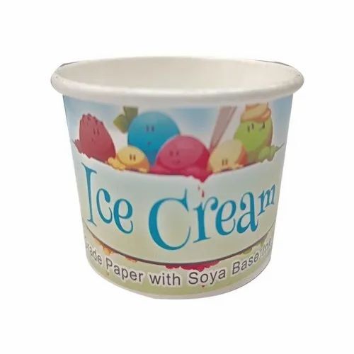 Disposable Ice Cream Printed Paper Cup