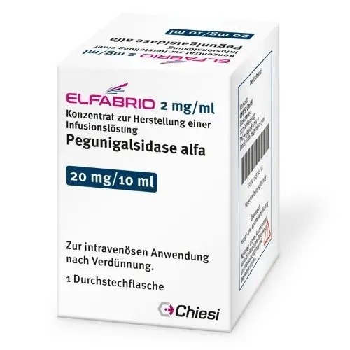 Elfabrio Pegunigalsidase Alfa Iwxj Injection - Liquid Enzyme, Hygienically Packed | For Adults, Fabry Disease Treatment, Physician Dosage