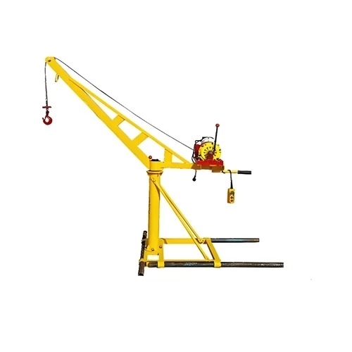 Monkey Hoist Lifting Machines - Steel Cable, Standard Size, Yellow | Manual Operation, Heavy Duty, Durable, Compact Design