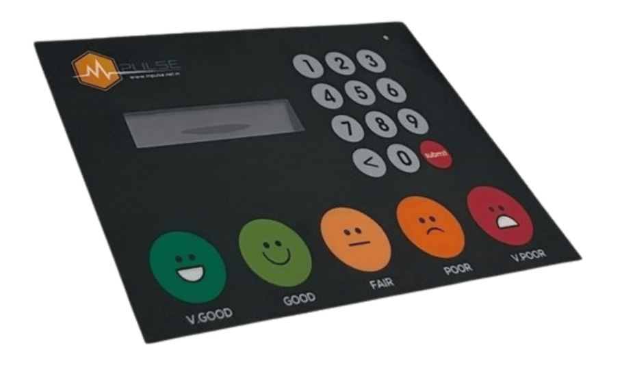 Pro Customer Feedback Device - Color: White