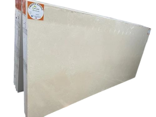 Rectangle Statuario Quartz Stone Slab - Solid Surface 30mm, Standard Size, White Marble | Durable, Fine Finished, Designer Pattern