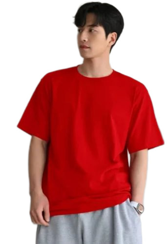 Red Plain T Shirt