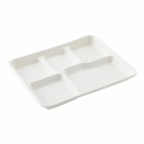 Bagasse Disposable Meal Tray