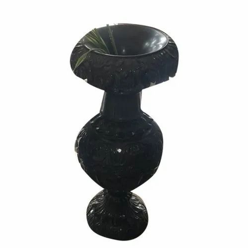 Black Sand Stone Flower Pots