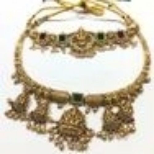 Choker Golden Alloy Imitation Jewelry