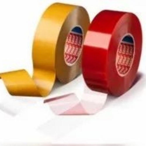 Double side transparent film tape
