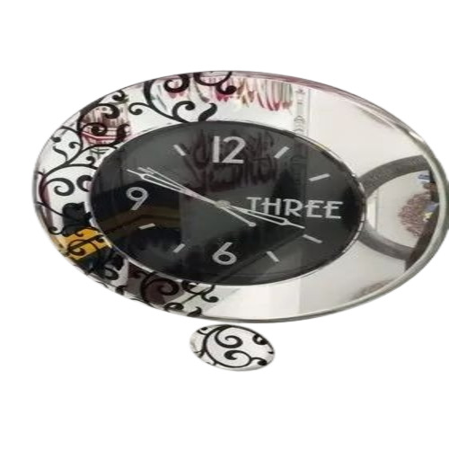Glass Wall Clock