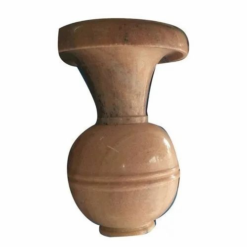 Pink Marble Flower Pot