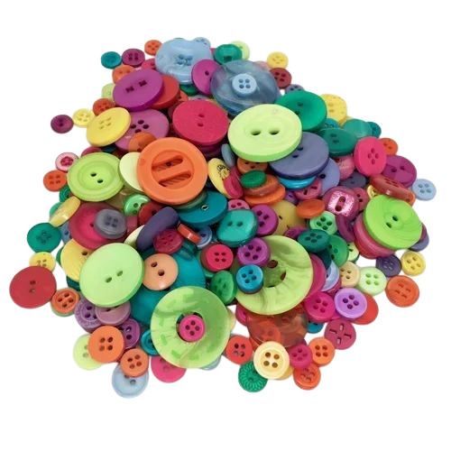 Plastic Multicolor Buttons