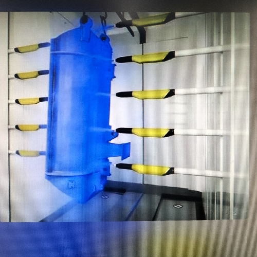 Powder coating booth