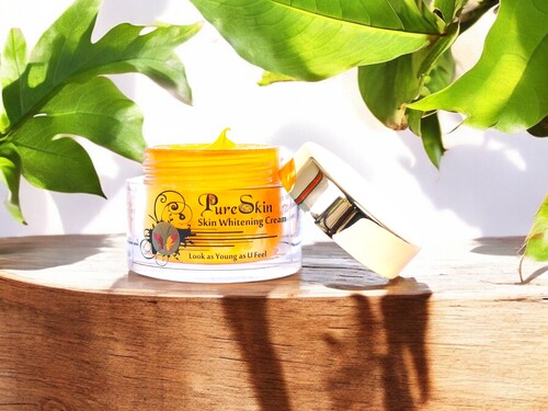 Pure Skin Skin Whitening Cream - Herbal Nighttime Cream, Gentle On Skin, No Side Effect