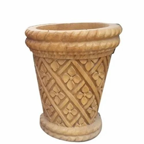 Sandstone Flower Pot