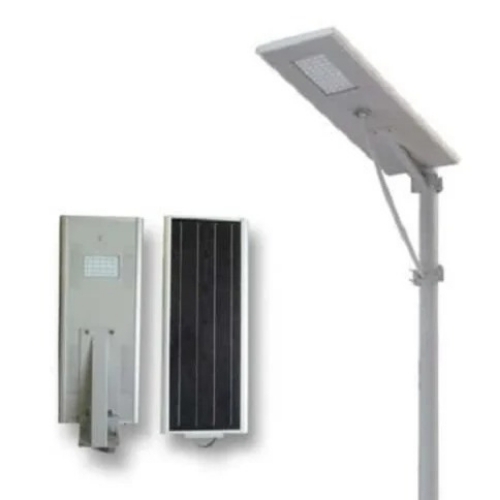 Solar Street Light - Standard Size, White, 220-440V | Low Maintenance, 1 Year Warranty, Commercial & Industrial Use