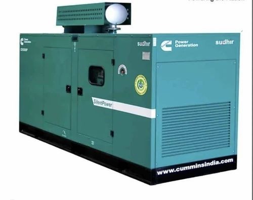 Cummins Diesel Generator - Green, 62.5 kVA, 220V, Floor Mounted | Three Phase, Industrial Use