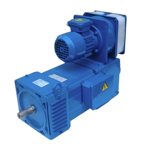 Direct Current Motor - Color: Blue