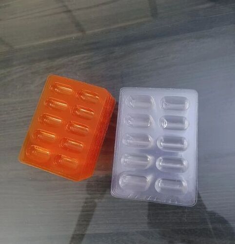 Pharmaceutical Blister Packaging Tray - Standard Size Multicolor | Eco Friendly Packaging Use