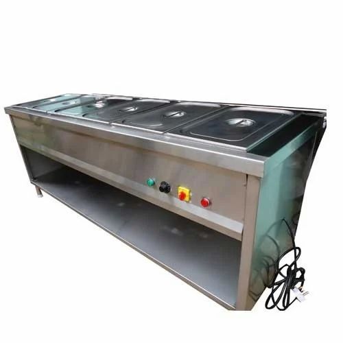 Stainless Steel Bain Marie - Standard Size, Rectangular | Durable, Long Lasting, Hotel Use