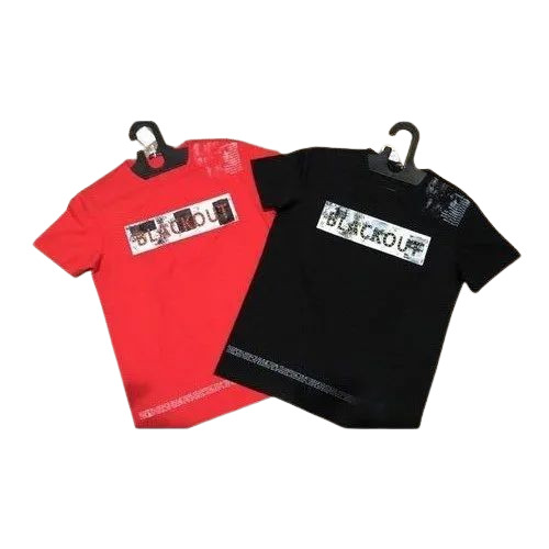 220 Gsm Men Cotton T Shirt - Multi Color, Various Sizes | Printed, O-Neck, Half Sleeves, Lightweight, Breathable