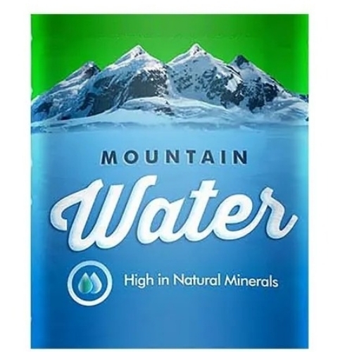 Beverage Label - 120gsm Glossy Black & White