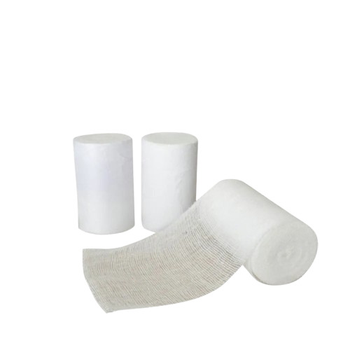 Cotton Bandage Roll 9Cm X 3Mt - Color: White