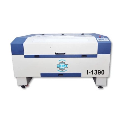DHM I 1390 4000RPM CO2 Laser Engraving Machine - White, Blue, 100W, Water Cooling | Automatic, Industrial Use