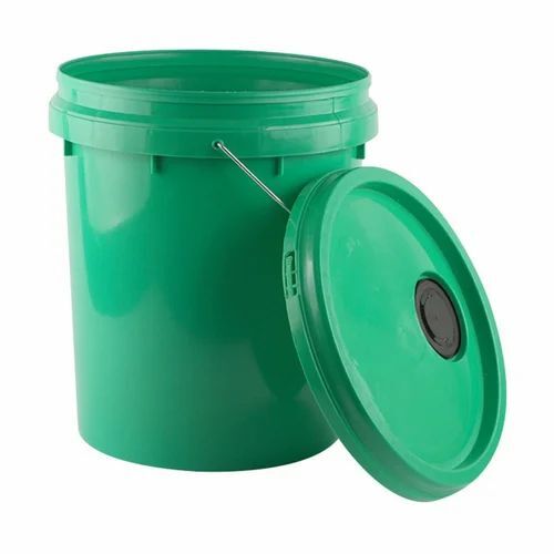 Green Plastic Oil Bucket