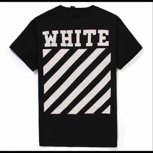 Mens Black Printed T Shirt
