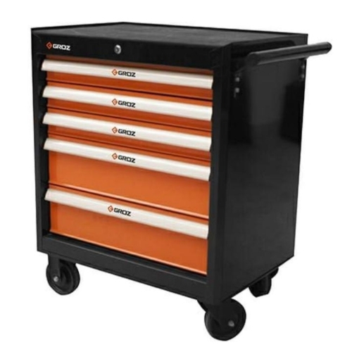 Mild Steel GROZ 5 DRAWER TOOL TROLLY