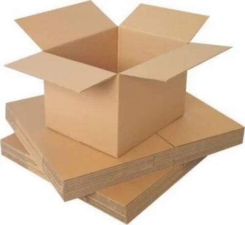 Plain Brown Corrugated Box - Corrugated Paper, 100-150 GSM, Brown, Moisture Proof, Eco Friendly, Customized Packaging