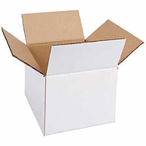 White Corrugated Box