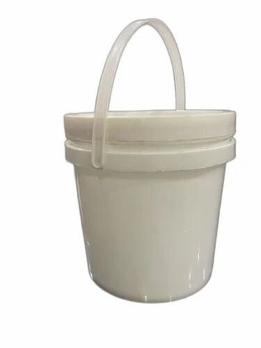 White Glaze Plastic Bucket