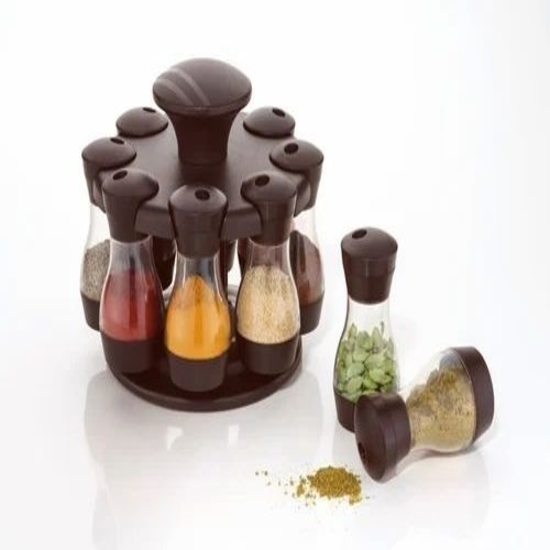 10 Jars Rotating Spice Rack