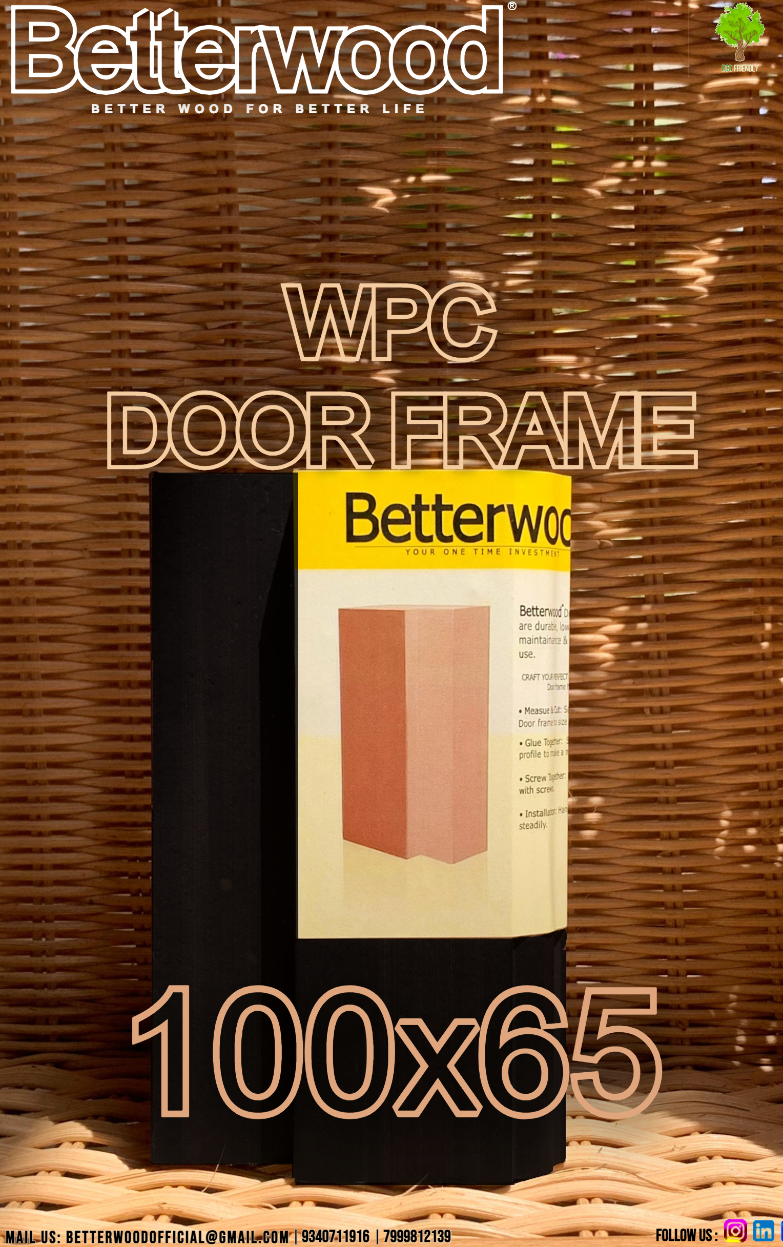 Betterwood WPC Door frame (100x65)