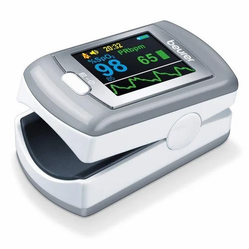 Beurer Po30 Fingertip Pulse Oximeter - Box Packaging Rectangular Shape | LED Display Battery Powered Durable Portable