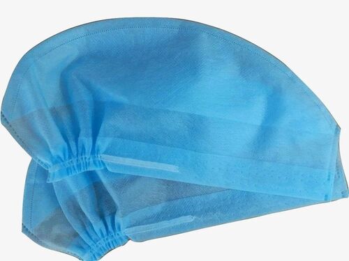 Blue Bouffant Cap - Standard Size, Blue | Disposable, Eco Friendly, A Grade, Hospital Use