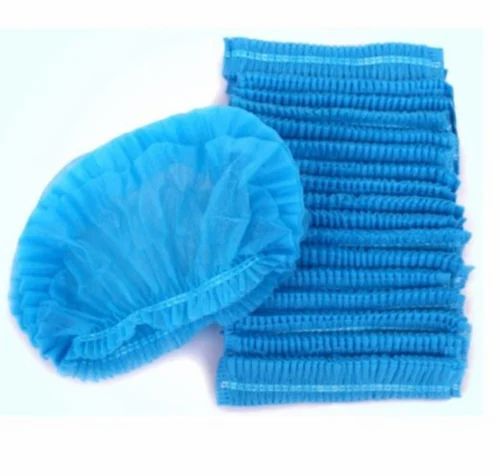 Cap Surgical Bouffant Non Woven Box 100 - Standard Size Blue | Disposable Eco Friendly A Grade