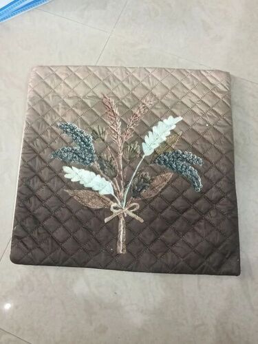 Cotton Brown Cushion Cover