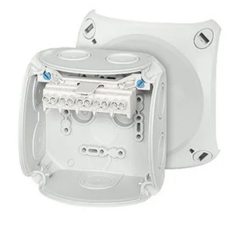 Dk0404 G Hensel Cable Junction Box - Plastic, White | Weather Resistant, Corrosion Proof, Compact Design, IP Rated, Secure Wiring