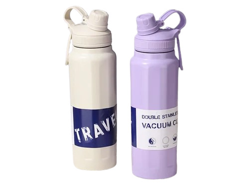 Ss Flip Straw Water Bottle