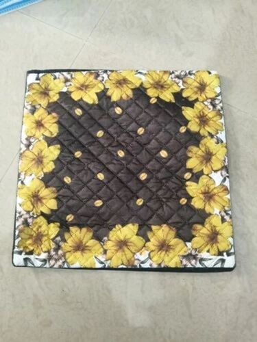 Velvet Brown Cushion Cover - Velvet Fabric, Square, Black | Fiber Filling, Plain Style, Eco Friendly, Comfortable